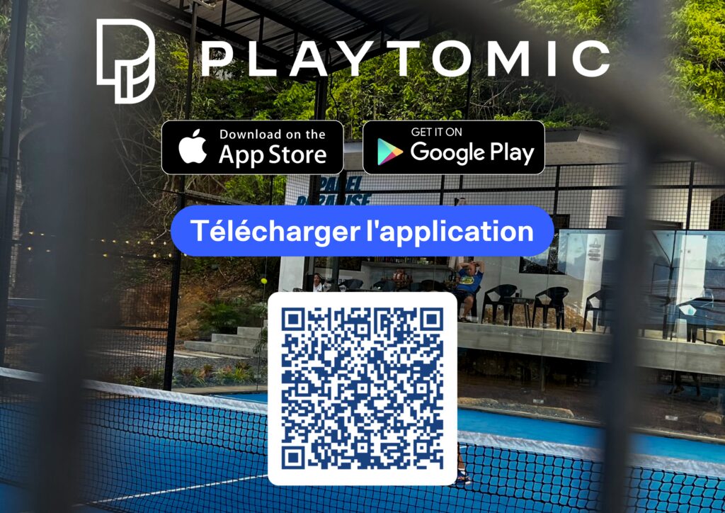 Télechargez Playtomic pour réserver un terrain